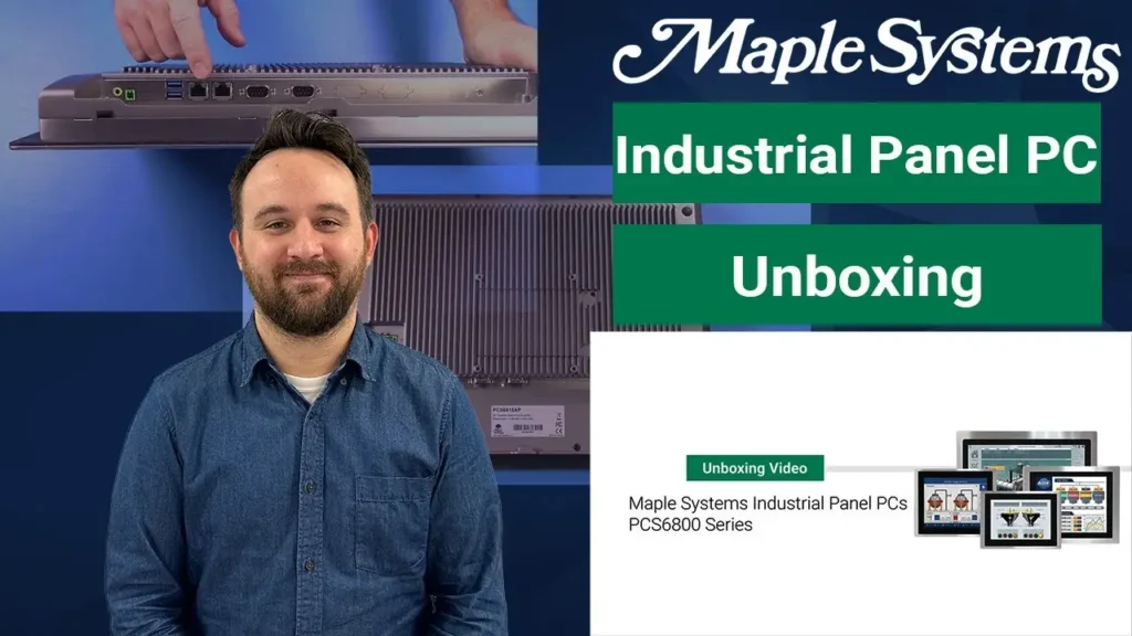 Unboxing a Maple Systems Industrial Panel PC (PCS6800) Video Poster