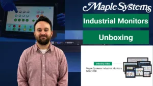 Unboxing a Maple Systems Industrial Monitor (MON1000) Video Poster