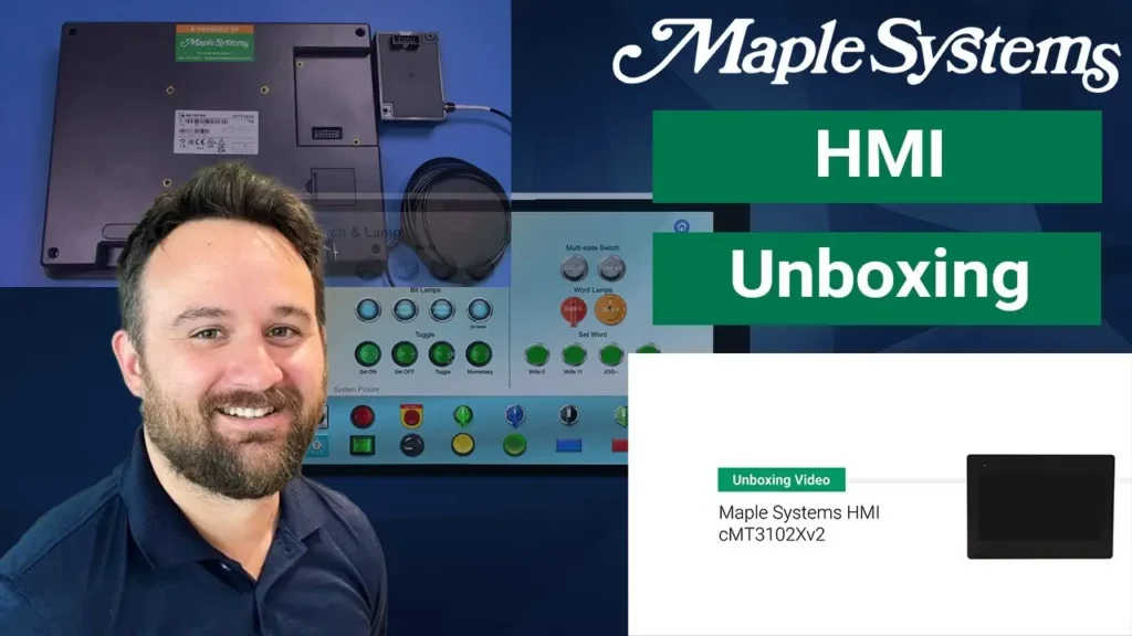Unboxing a Maple Systems HMI (cMT3102Xv2) Video Poster