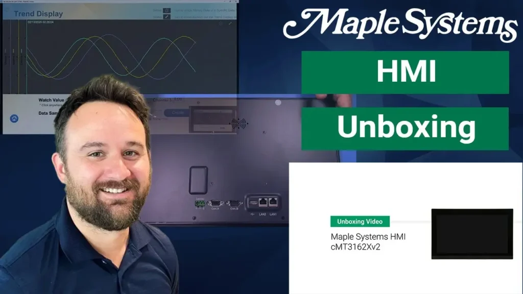 Unboxing a Maple Systems HMI (cMT3162Xv2) Video Poster