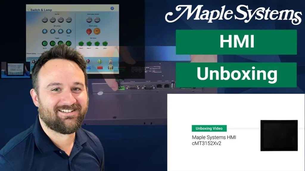 Unboxing a Maple Systems HMI (cMT3152Xv2) Video Poster