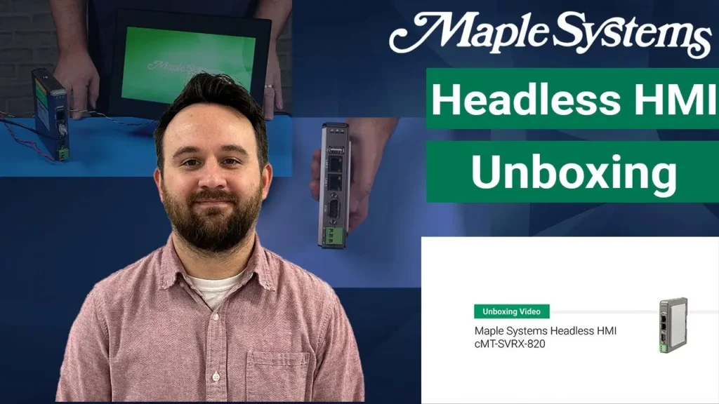 Unboxing a Maple Systems HMI (cMT-SVRX-820) Video Poster