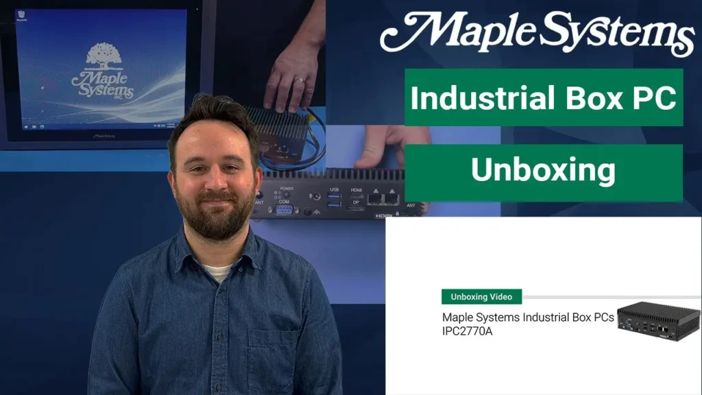 Unboxing a Maple Systems Industrial Box PC (IPC2770A) Video Poster