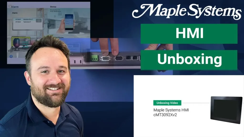 Unboxing a Maple Systems HMI (cMT3092Xv2) Video Poster