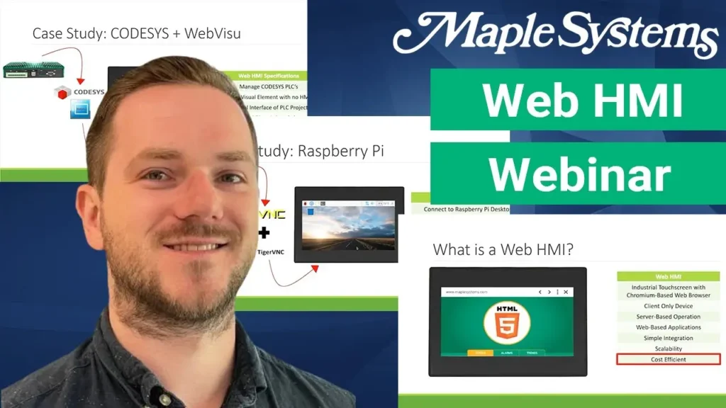 Maple Systems Web HMI Webinar Video Poster