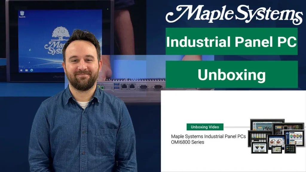 Unboxing a Maple Systems Industrial Panel PC (OMI6800 Series) Video Poster