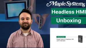 Unboxing a Maple Systems HMI (cMT-FHDX-820) Video Poster