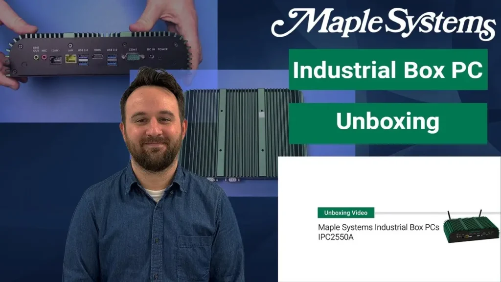 Unboxing a Maple Systems Industrial Box PC (IPC2550A) Video Poster