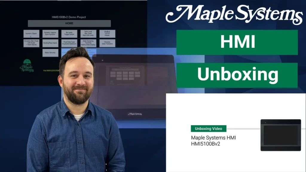 Unboxing a Maple Systems HMI (HMI5100Bv2) Video Poster