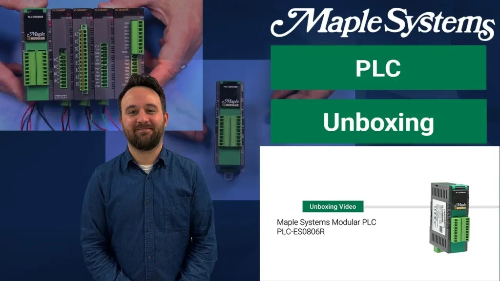 Unboxing a Maple Systems PLC (ES0806R) Video Poster