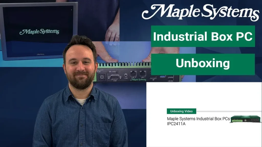 Unboxing a Maple Systems Industrial Box PC (IPC2411A) Video Poster