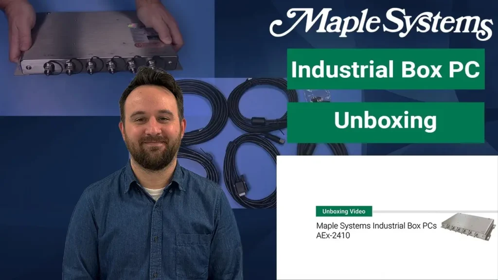 Unboxing a Maple Systems Industrial Box PC (AEx-2410) Video Poster