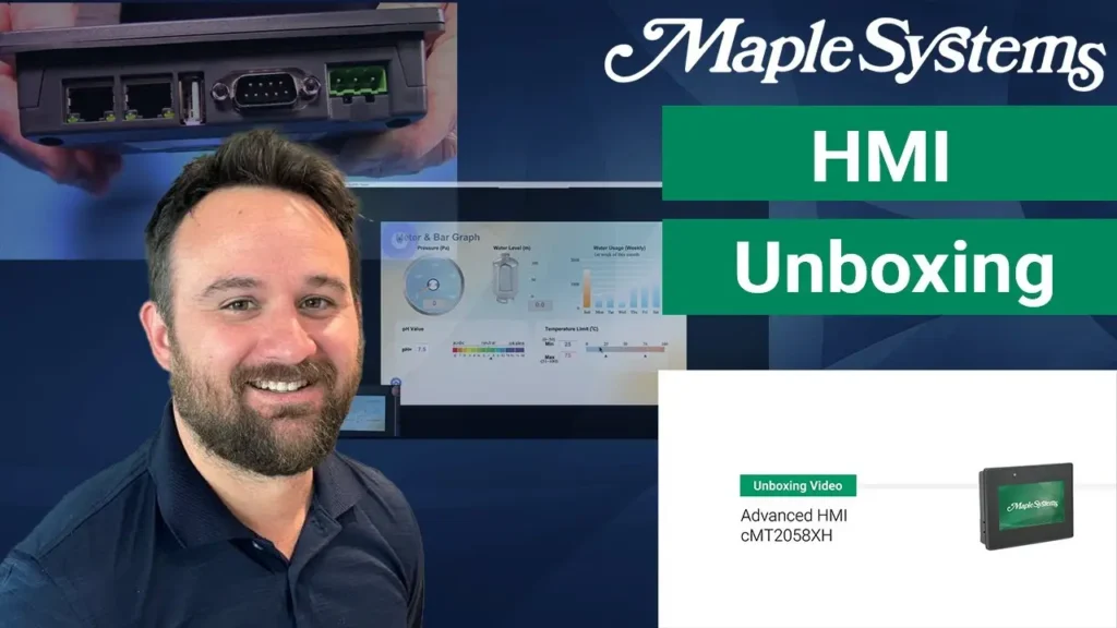 Unboxing a Maple Systems HMI (cMT2058XH) Video Poster