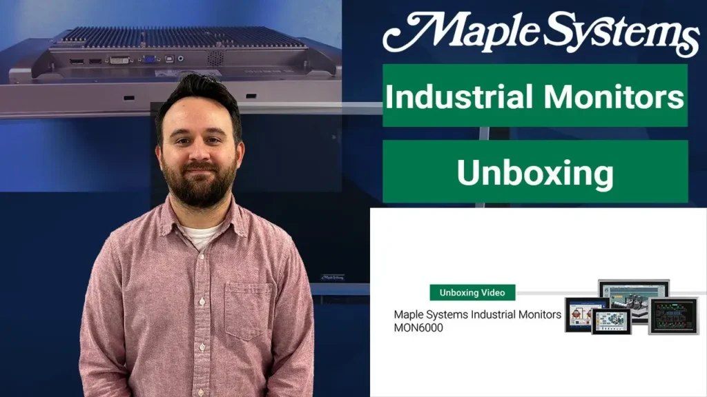 Unboxing a Maple Systems Industrial Monitor (MON6000) Video Poster