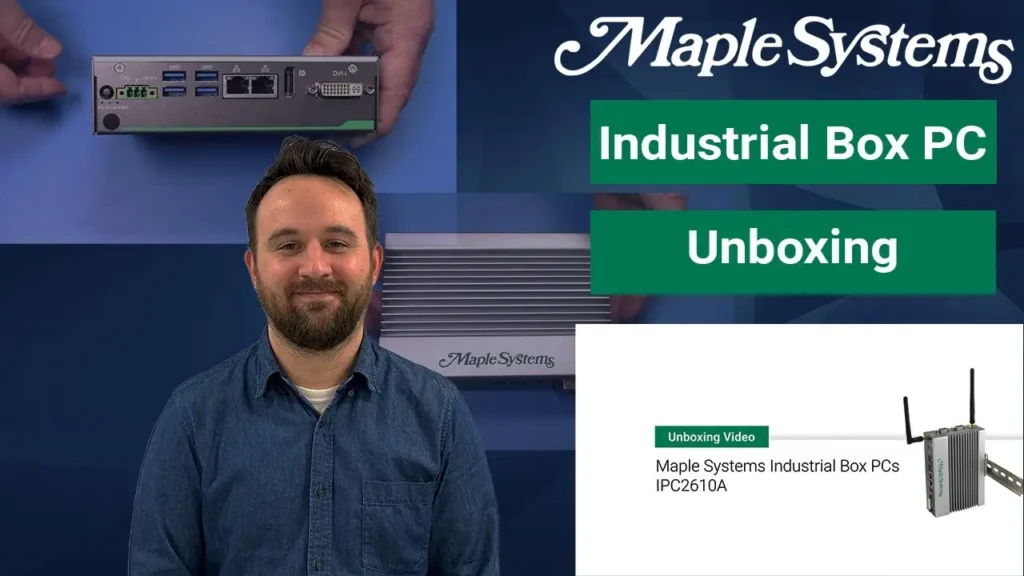 Unboxing a Maple Systems Industrial Box PC (IPC2610A) Video Poster