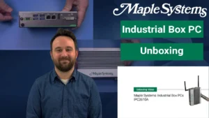 Unboxing a Maple Systems Industrial Box PC (IPC2610A) Video Poster