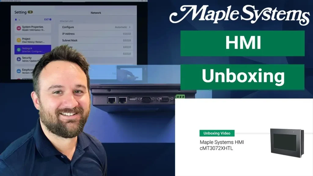 Unboxing a Maple Systems HMI (cMT3072XHTL) Video Poster