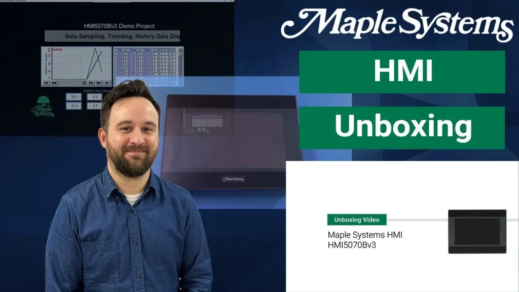 Unboxing a Maple Systems HMI (HMI5070Bv3) Video Poster