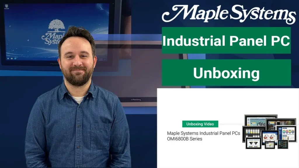 Unboxing a Maple Systems Industrial Panel PC (OMI6800B) Video Poster