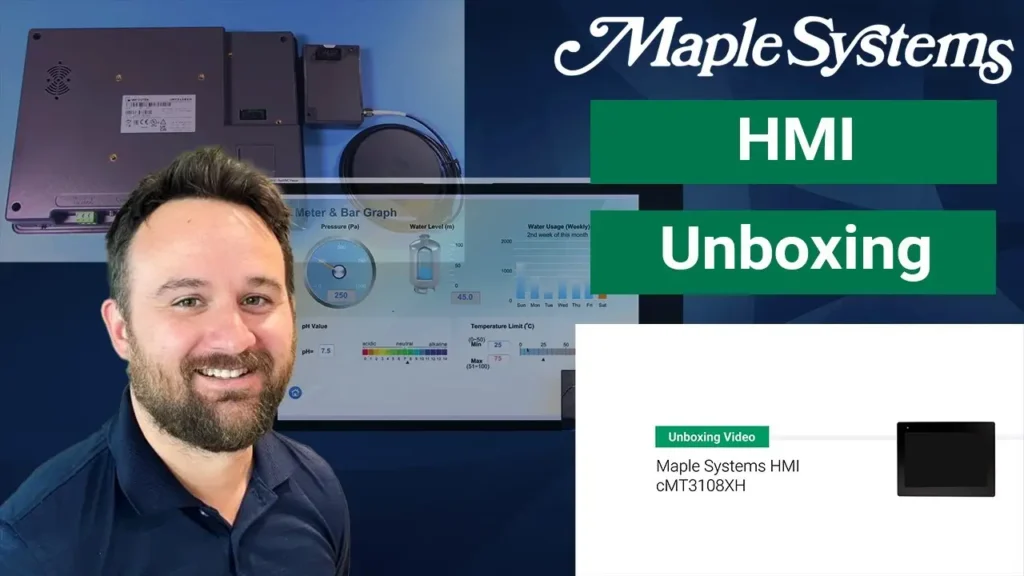 Unboxing a Maple Systems HMI (cMT3108XH) Video Poster