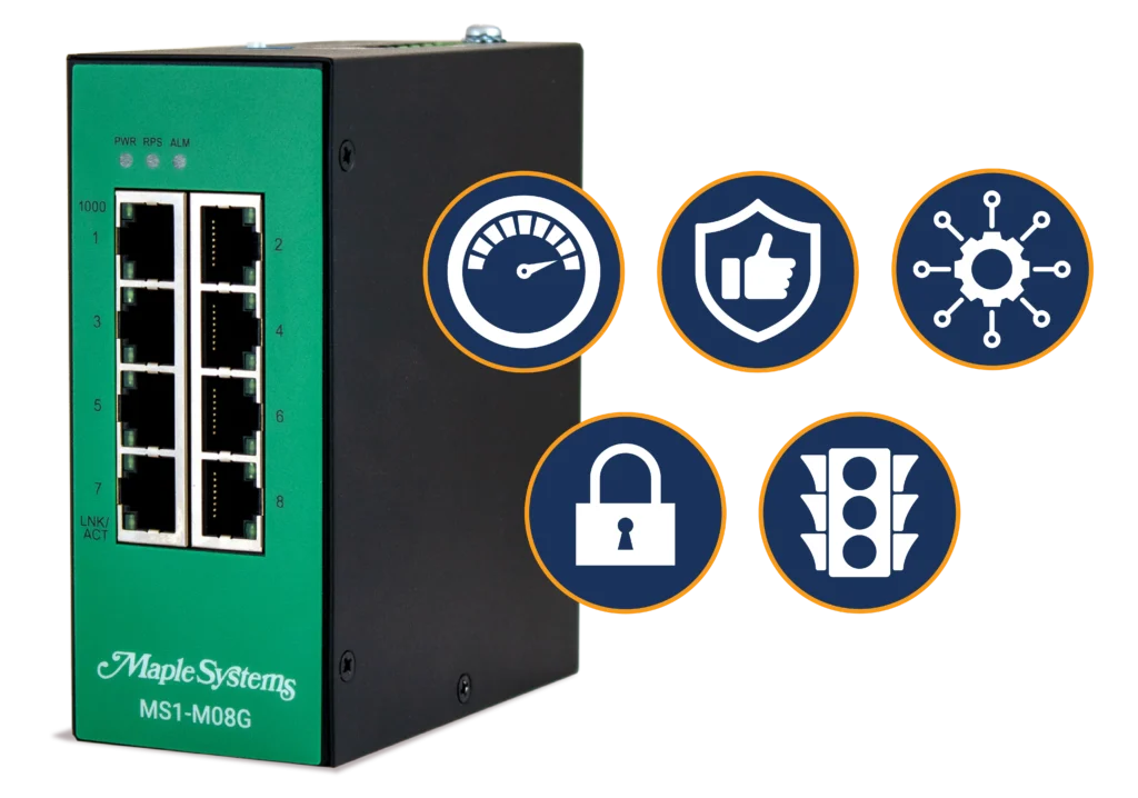 Maple Systems managed industrial network switch