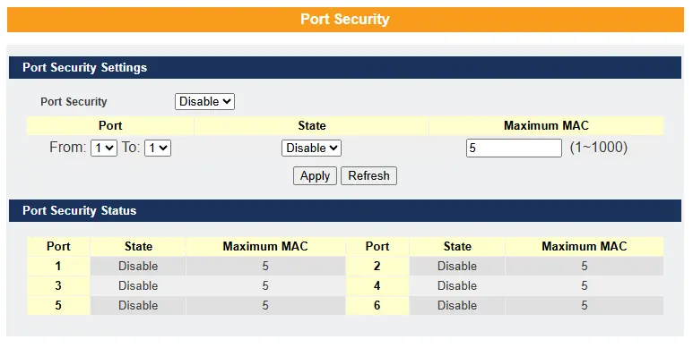 Port Security
