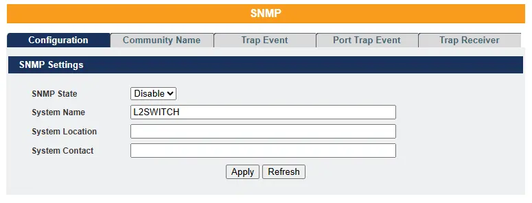SNMP - Configuration (1)