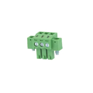PLC power Connector with 3pos, 5mm pitch, screw termination