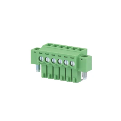 PLC Module Connector, 6-pin with locks crews