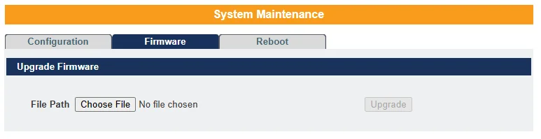 System Maintenance - Firmware (1)