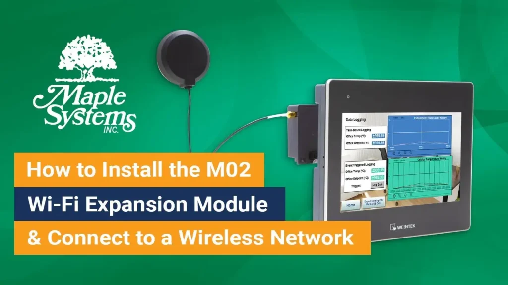 Install the M02 Wi-Fi Expansion Module and Connect to a Wireless Network Video Poster