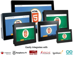 Web HMI Group with sample of supported web servers