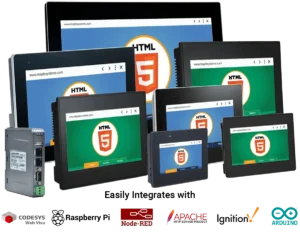 Web HMI Group with sample of supported web servers