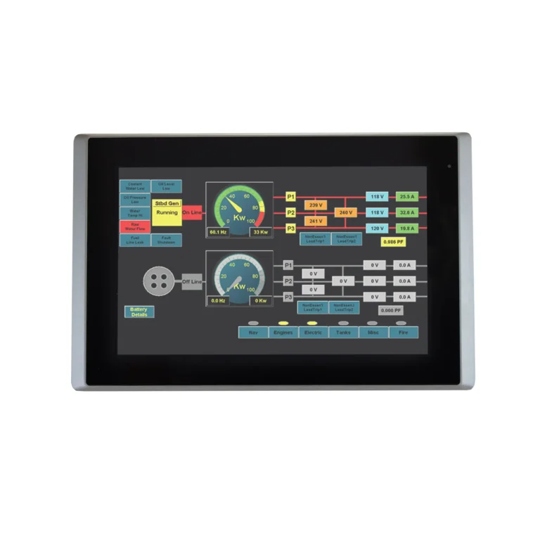10" Intel® Celeron® Rugged Panel PC with Capacitive Touch - Maple Systems - Front View