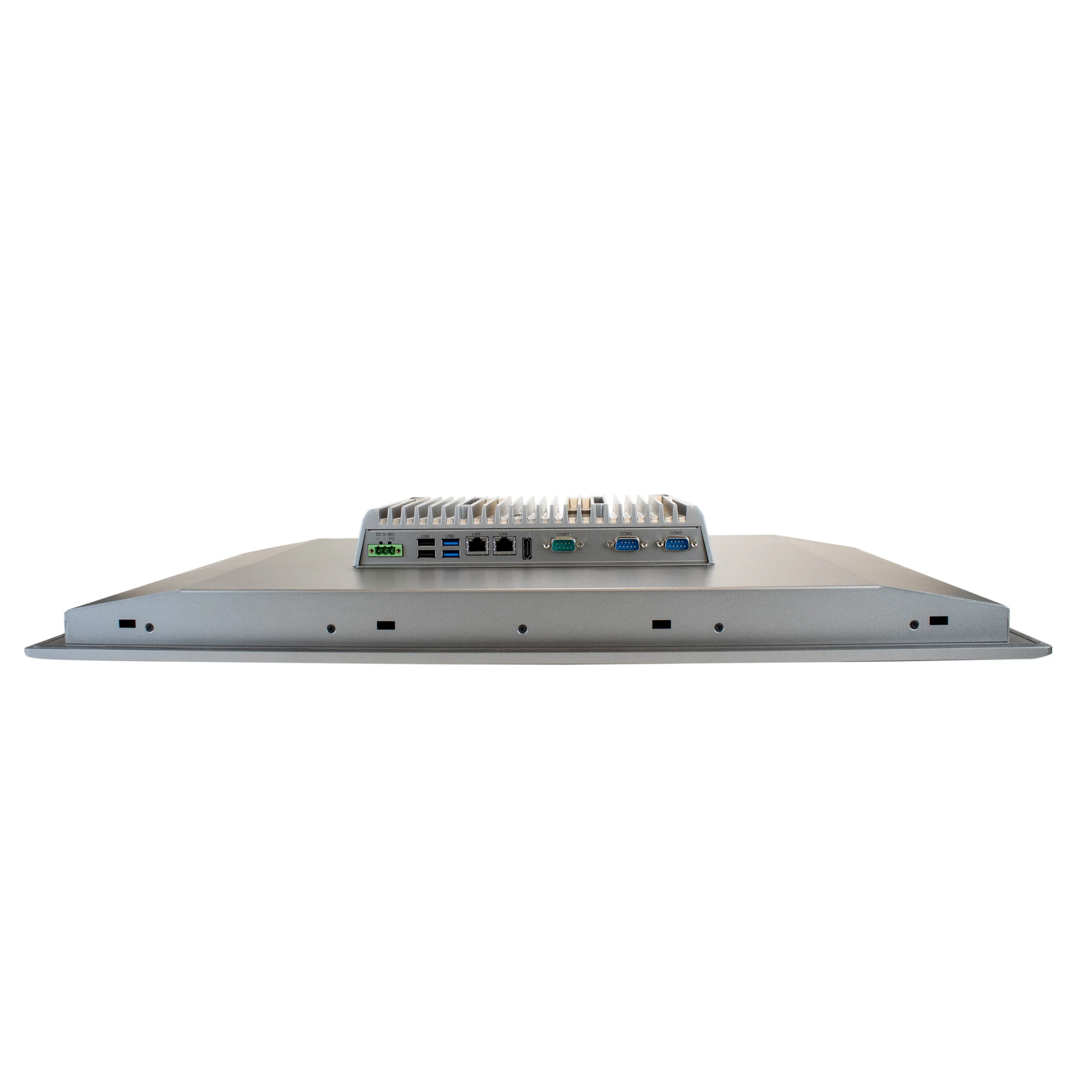24" industrial panel pc with numerous connection capabilities
