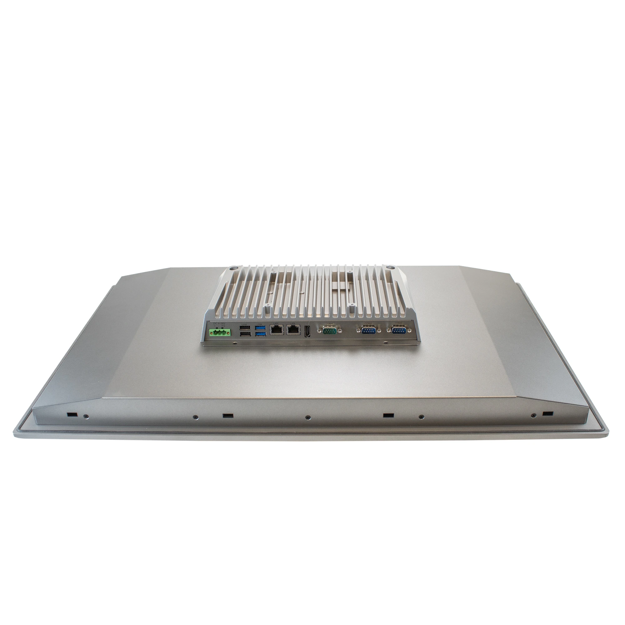 Rugged 24" industrial panel pc with numerous connection capabilities