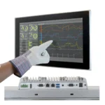24 inch rugged glove friendly industrial panel pc with numerous connection capabilities