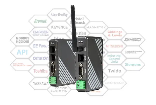 Communicate with over 400 brands of controllers and then transmit that data to SCADA and ERP systems
