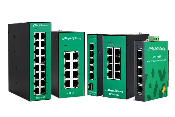 Compact Ethernet switches are ideal for saving space in enclosures and networking cabinets! The 50% smaller form factor design offers unmanaged Ethernet switch solutions with Power over Ethernet (PoE) and extended temperature model options.