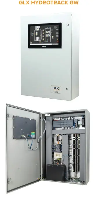 Globalogix uses Maple Systems 15.6" HMI in their Hydrotrack GW Automation Panel for Oil and Gas