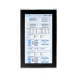 Rugged 24" industrial panel pc with numerous connection capabilities