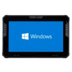 Maple Systems RT1211, 11″ Rugged Tablet with Windows 11 or Linux OS options, front view showing programmable function keys, volume buttons, power button, Windows button, dual speakers, and front camera Maple Systems RT1211, 11" Rugged Tablet with Windows 11 or Linux OS options, front view showing programmable function keys, volume buttons, power button, Windows button, dual speakers, and front camera