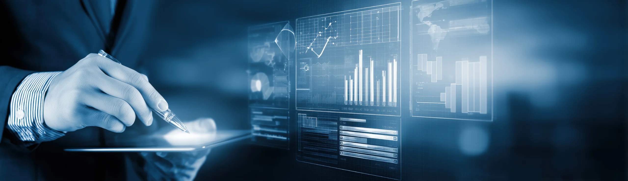 tablet being used in various industries