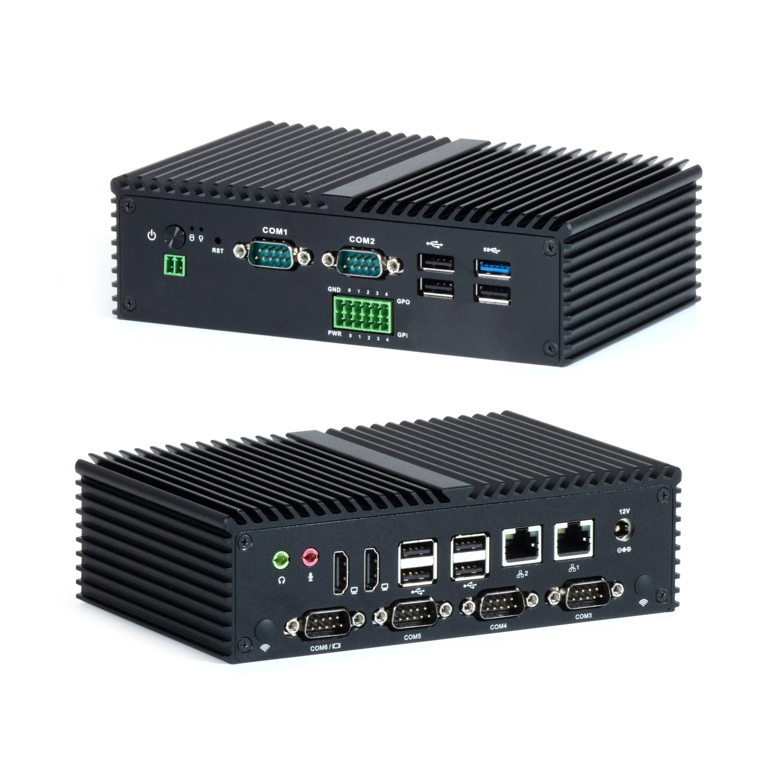 IPC2115A – Combo Image – Mini Industrial Box PC, Fanless, Intel Alder Lake-N N10 Quad Core Mini Industrial Box PC, Fanless, Intel Alder Lake-N N10 Quad Core