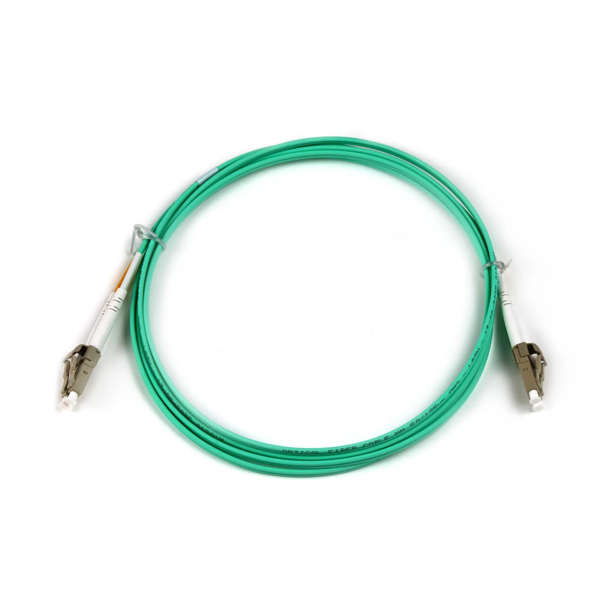 SC020002 | Fiber Optic Patch Cable, LC to LC, Duplex MMF, OM3 (50/125μm) LSZH, 6'