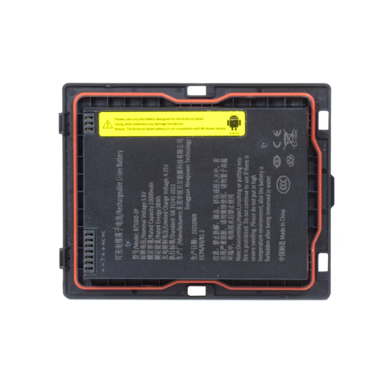 The Maple Systems BT010001 7.6V 5000mAh Li-Polymer battery delivers dependable power for RT1108A and RT1110A rugged tablets, ideal for field and industrial applications.