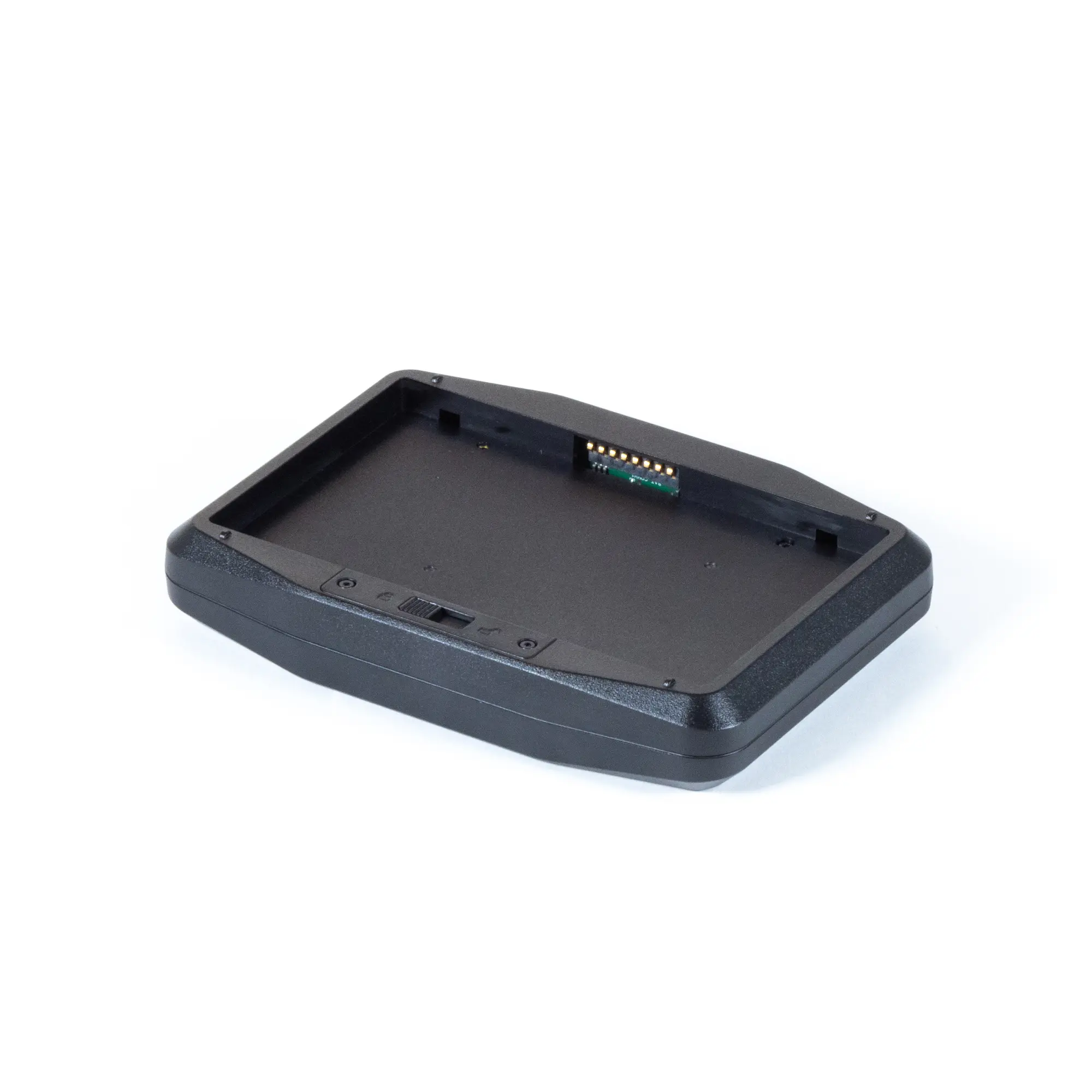 CH010002-2 – Dual Bay Battery Charger – Top Battery Charger, Dual Bay for RT1211A Series Rugged Tablets with Swappable Batteries - allows you to keep two batteries charged and ready.