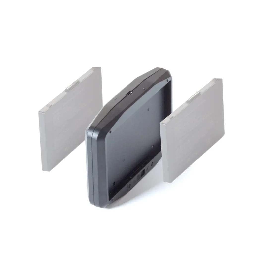 CH010002 - Dual Bay Battery Charger Battery Charger, Dual Bay for RT1211A Series Rugged Tablets with Swappable Batteries - allows you to keep two batteries charged and ready.