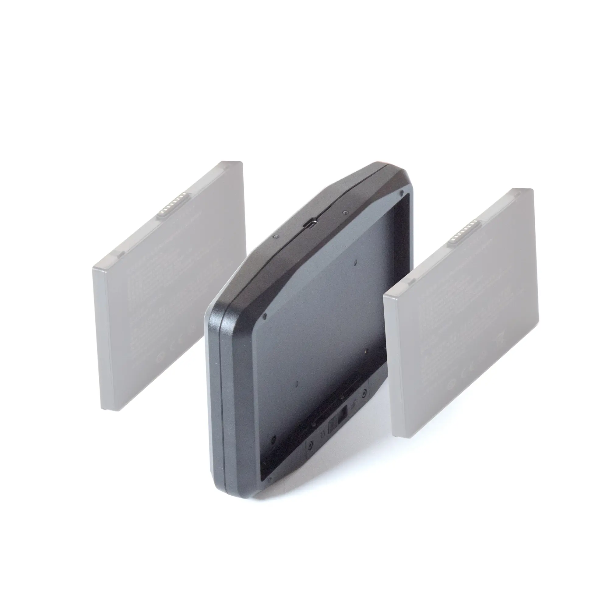 CH010002 – Dual Bay Battery Charger Battery Charger, Dual Bay for RT1211A Series Rugged Tablets with Swappable Batteries - allows you to keep two batteries charged and ready.