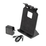DK010002-KIT | Office Dock/Charging Station Kit for RT1211 Series Rugged Tablets The Maple Systems DK010002 Office Dock Kit comes with the office dock, adapter, and cable, and is designed for the RT1211 Series rugged tablets, offering USB, Ethernet, and RS-232 ports for reliable desktop connectivity and productivity.